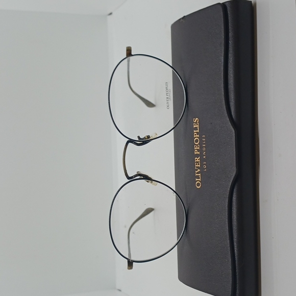 NWT UNISEX OLIVER PEOPLES EYEGLASS FRAMES RILEY DARK BROWN